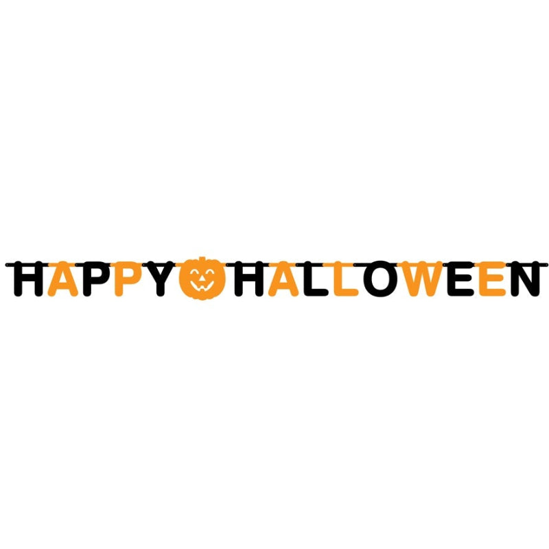 "Happy Halloween" guirlande, 2 m.