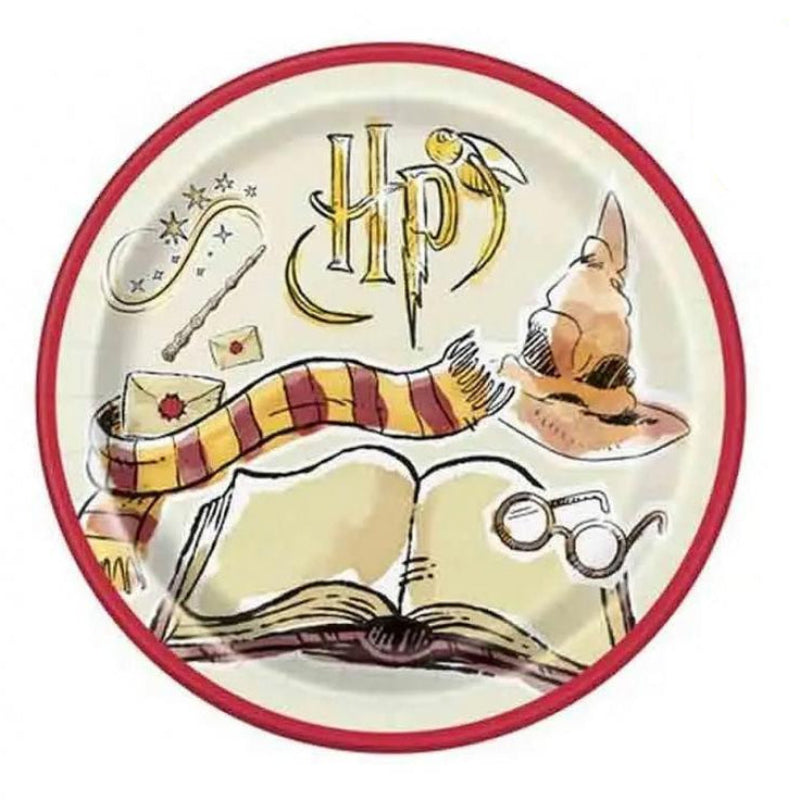 Harry Potter tallerkener, 23 cm, 8 stk.