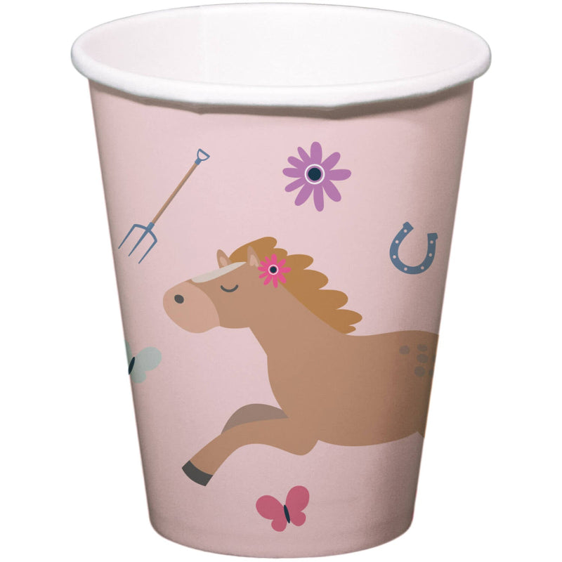Heste papkop, 250 ml, 8 stk.