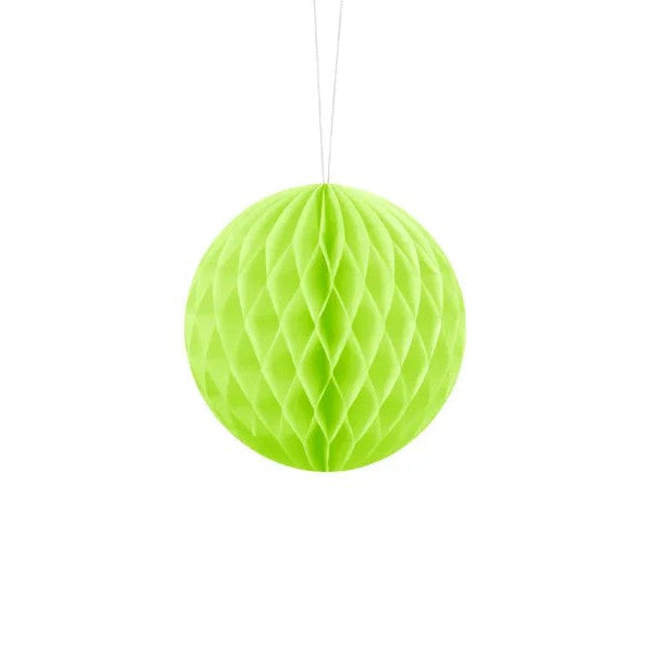 Lys grøn honeycomb, 10 cm.