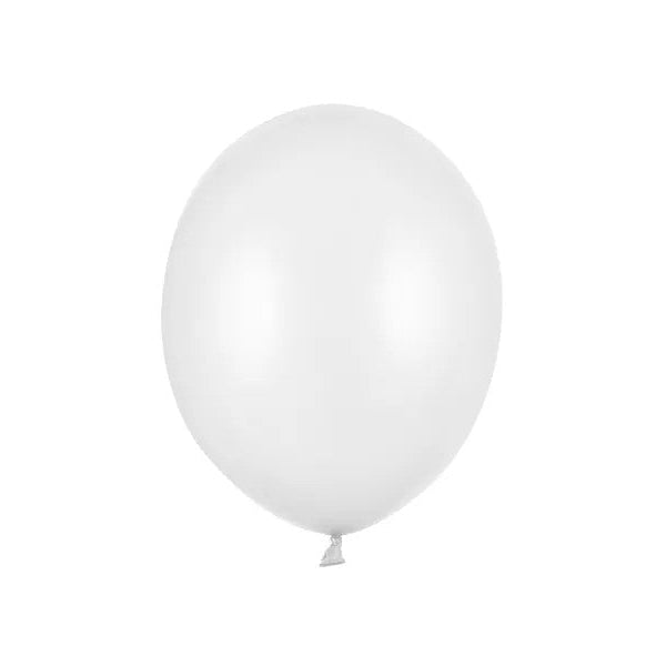 Hvide latexballoner, 100 stk, 9"