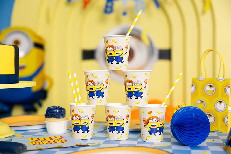 Minions papkopper, 6 stk.