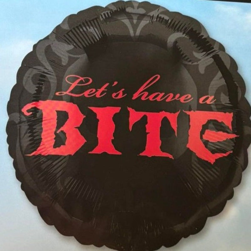 "Let's have a bite" folieballon, 45 cm.