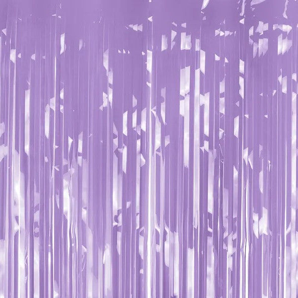 Lilla dørgardin, 100x200 cm.