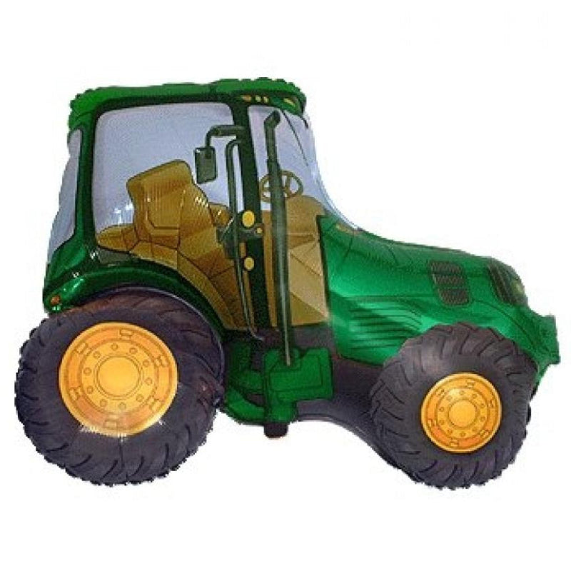 Lille grøn traktor folieballon, 14"