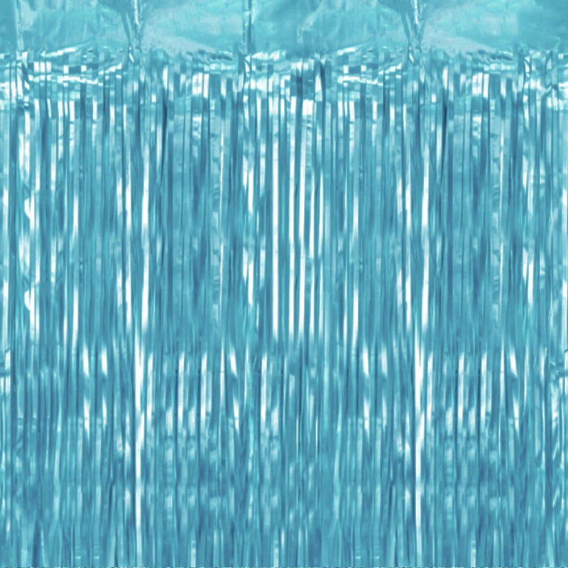 Lys blå foliegardin, 100x200 cm.