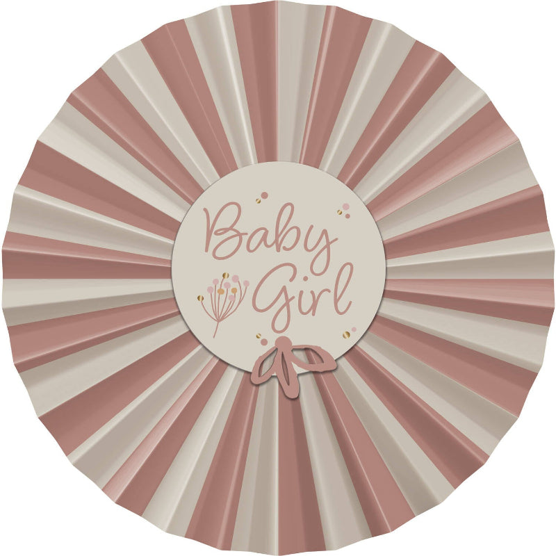 "Baby girl" rosetter, 3 stk.