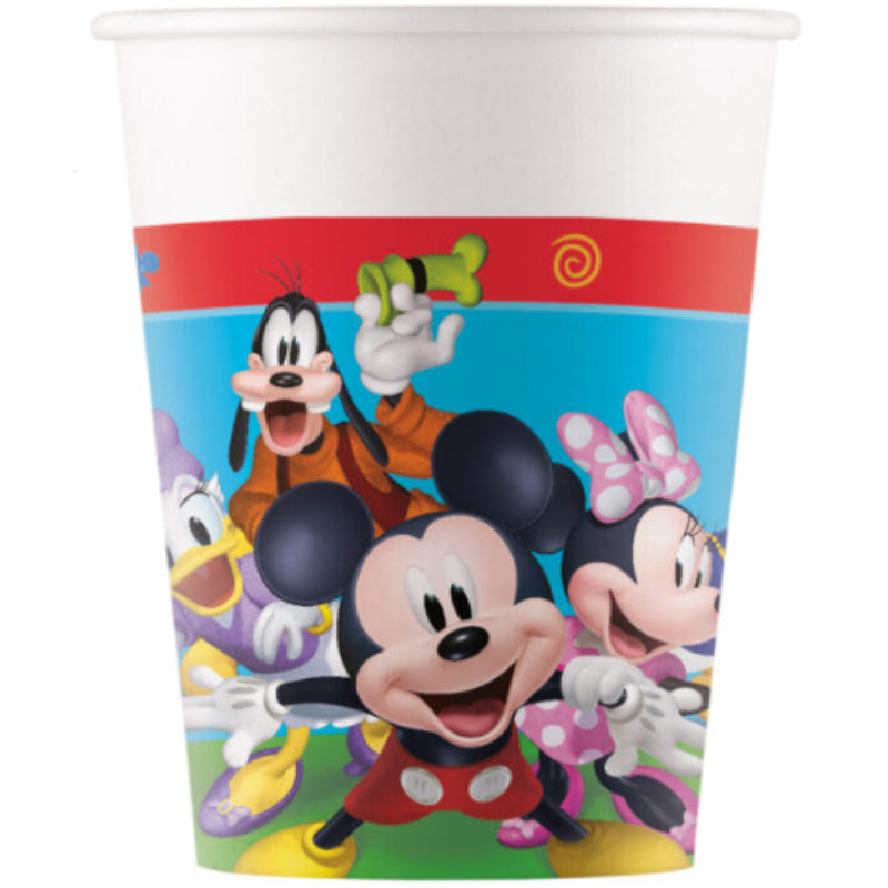 Mickey Mouse pap kop, 8 stk.
