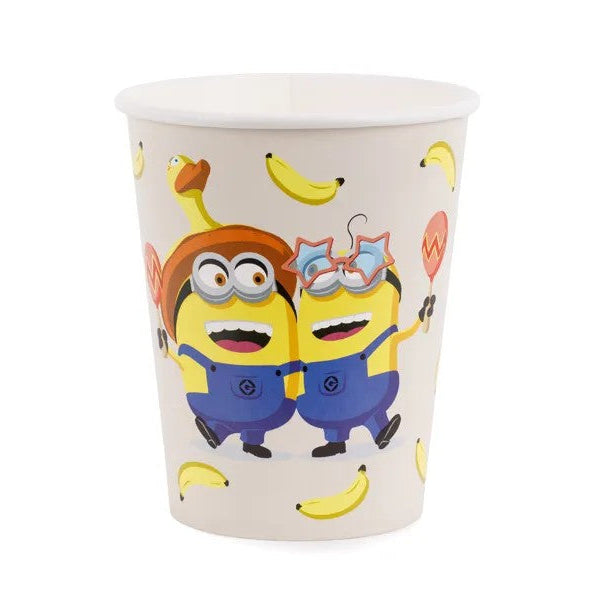 Minions papkopper, 6 stk.