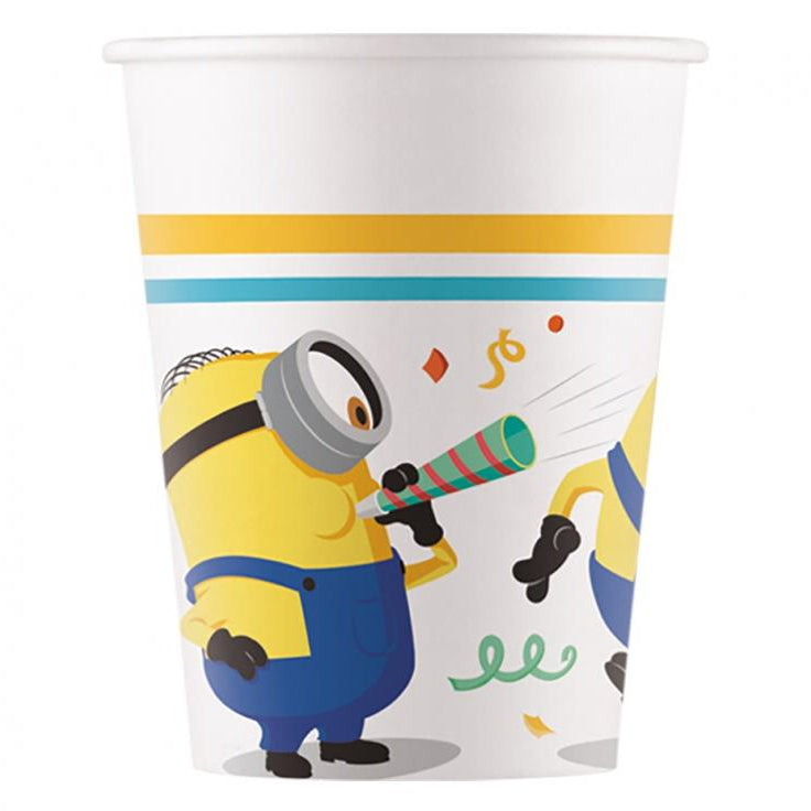 Minions papkopper, 8 stk.
