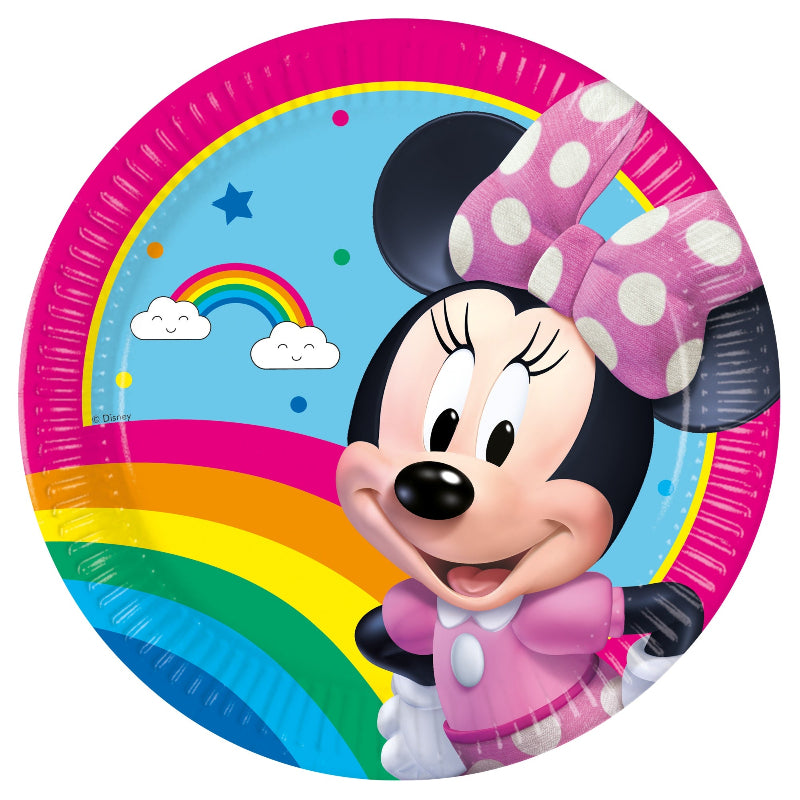 Minnie paptallerken, 23 cm, 8 stk.