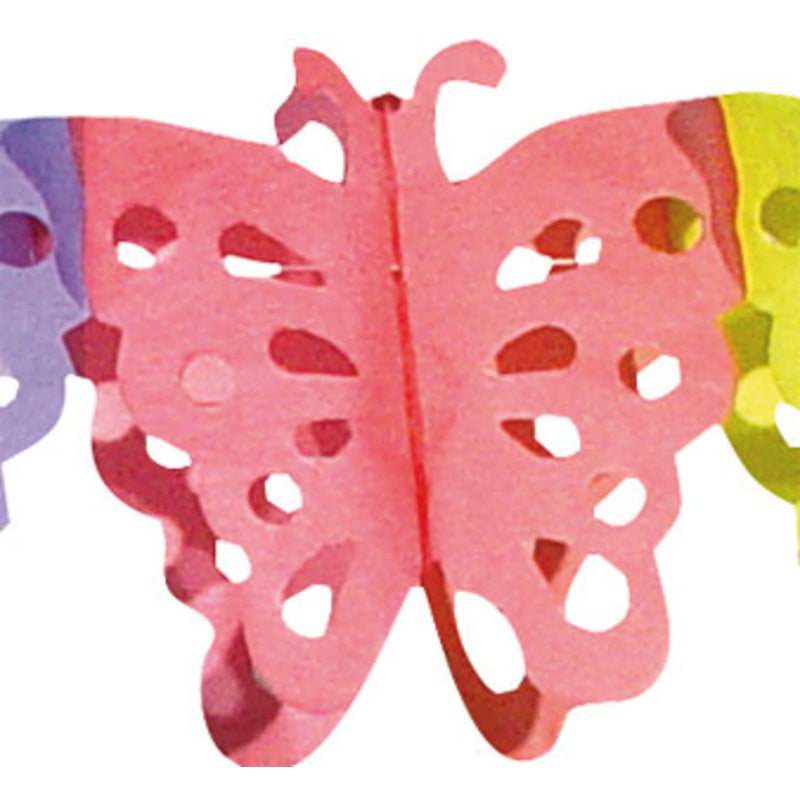 Sommerfugl guirlande, 6 m.