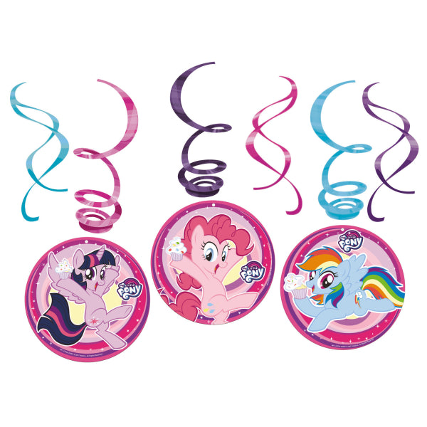 My Little Pony spiraler, 6 stk.