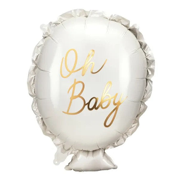 "Oh baby" folieballon, 53x69 cm.