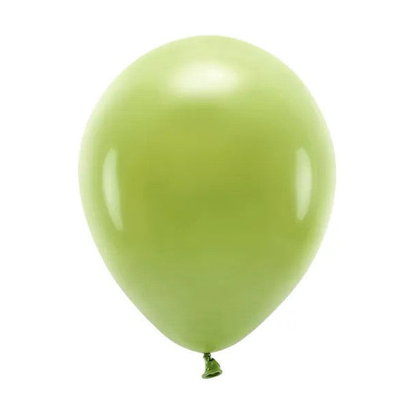 10" oliven balloner, 10 stk.