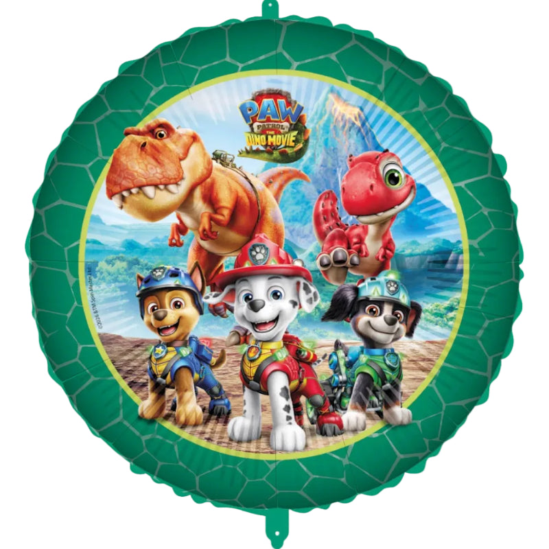Paw Patrol dino folieballon, 46 cm.