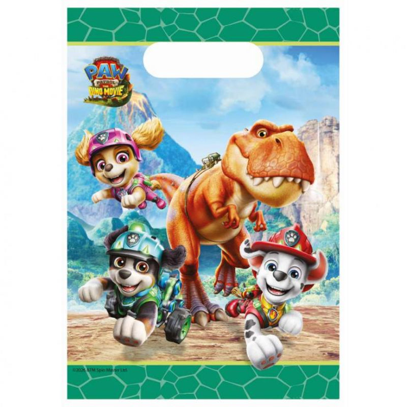 Paw Patrol dino papir slikpose, 4 stk.