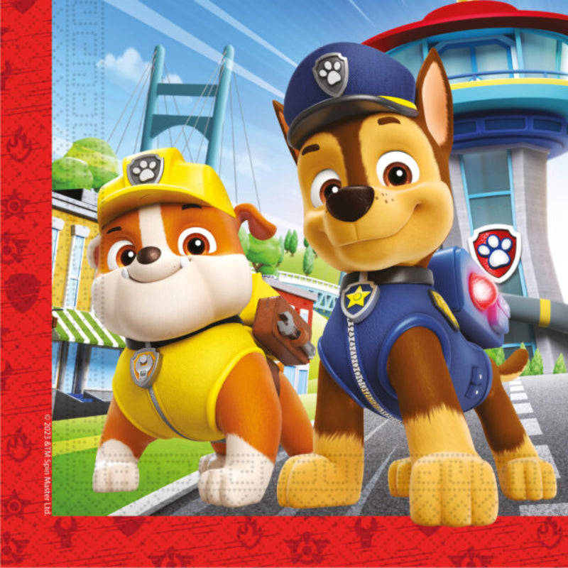 Paw Patrol servietter, 20 stk.