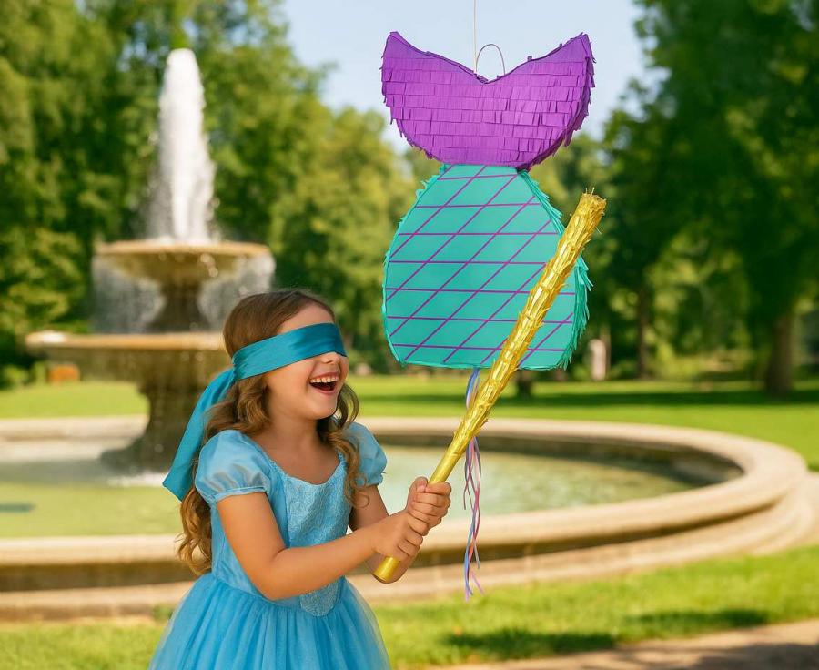 Havfrue pinata, 1 stk.