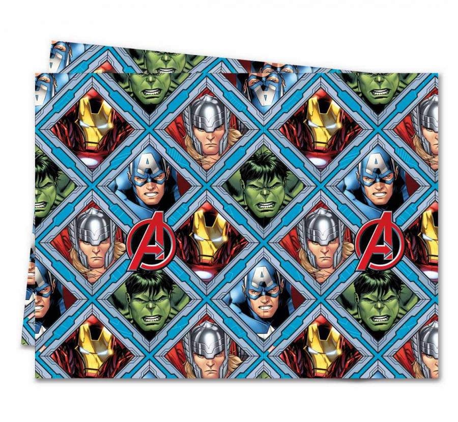 Mighty Avengers plastdug, 120x180 cm.