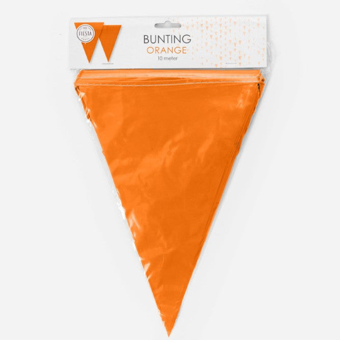 Orange plast vimpel, 10 m.