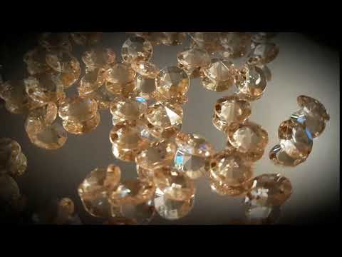 video af diamant konfetti Guld 