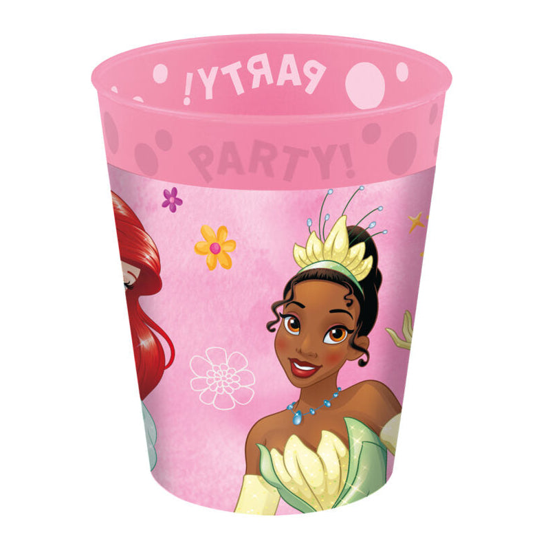 Genbrugelig prinsesse plastkop, 1 stk.