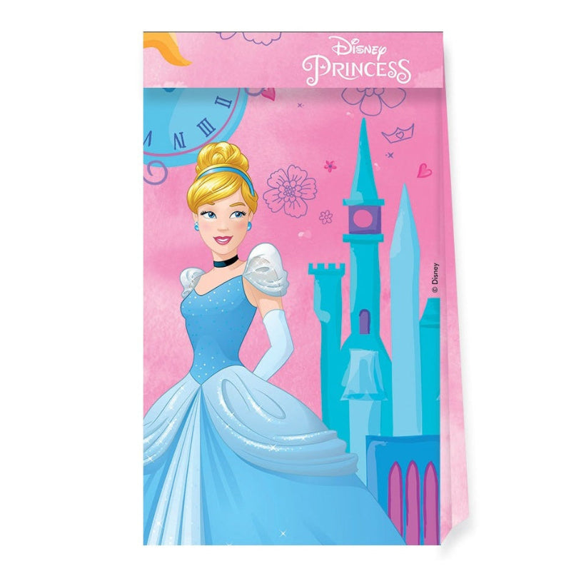 Prinsesse papir slikpose, 4 stk.