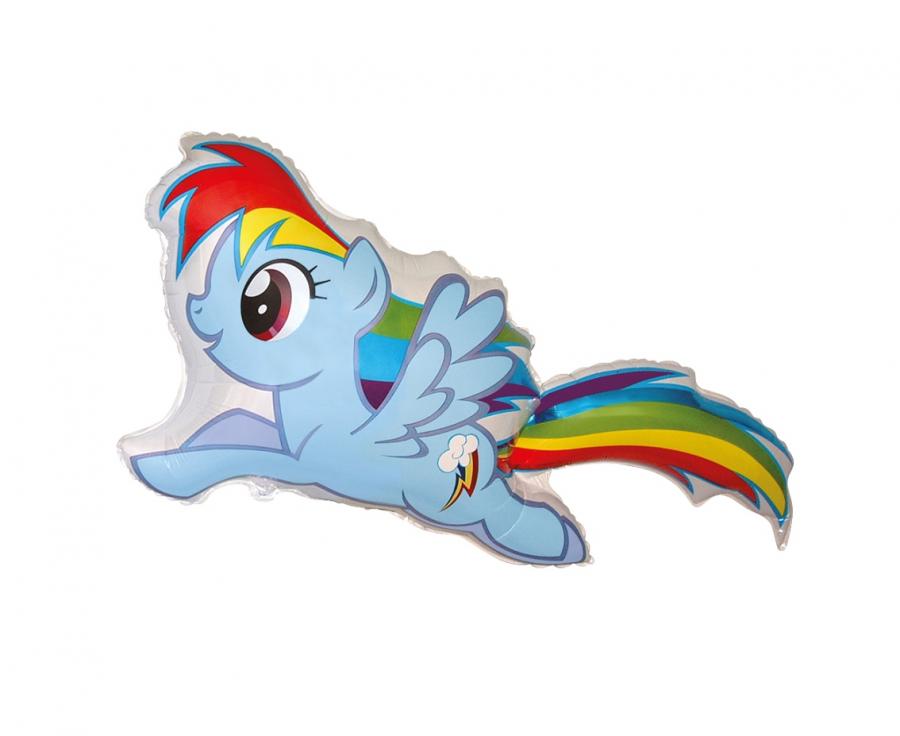 Folie Ballon 24" Rainbow Dash