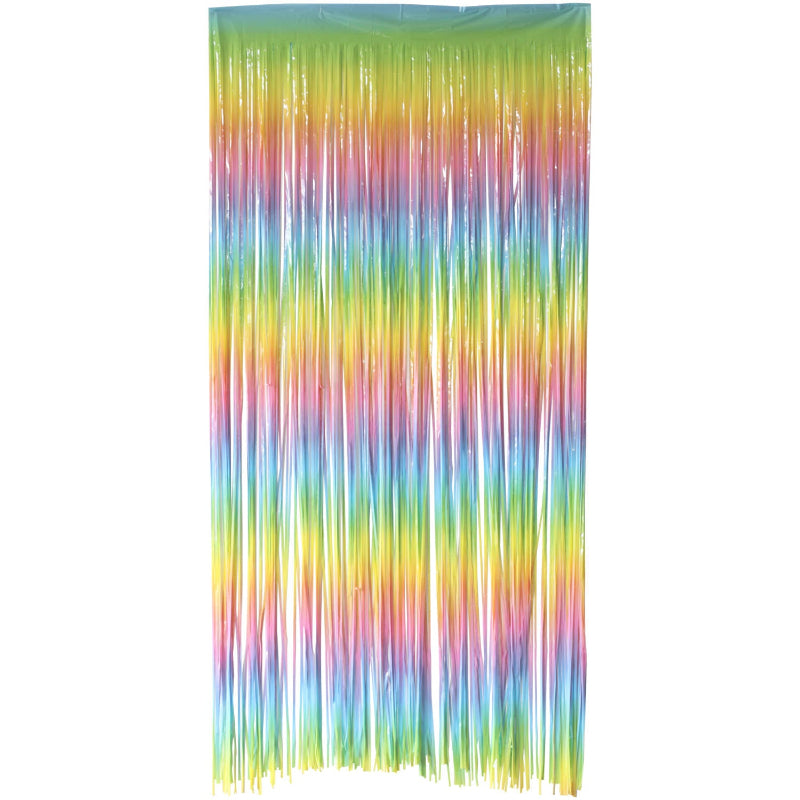 Regnbue foliegardin, 100x200 cm.