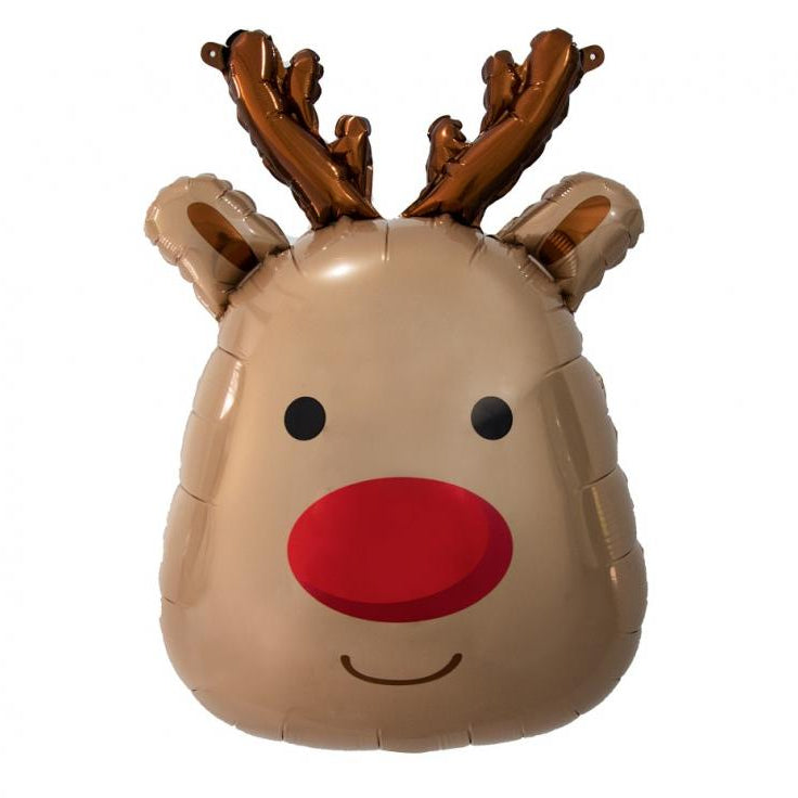 Rensdyr folieballon, 41x61 cm.