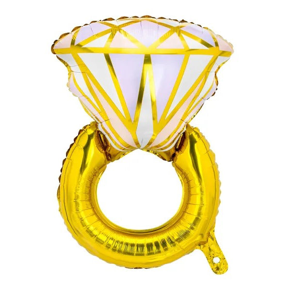Ring folieballon, 56x75 cm.