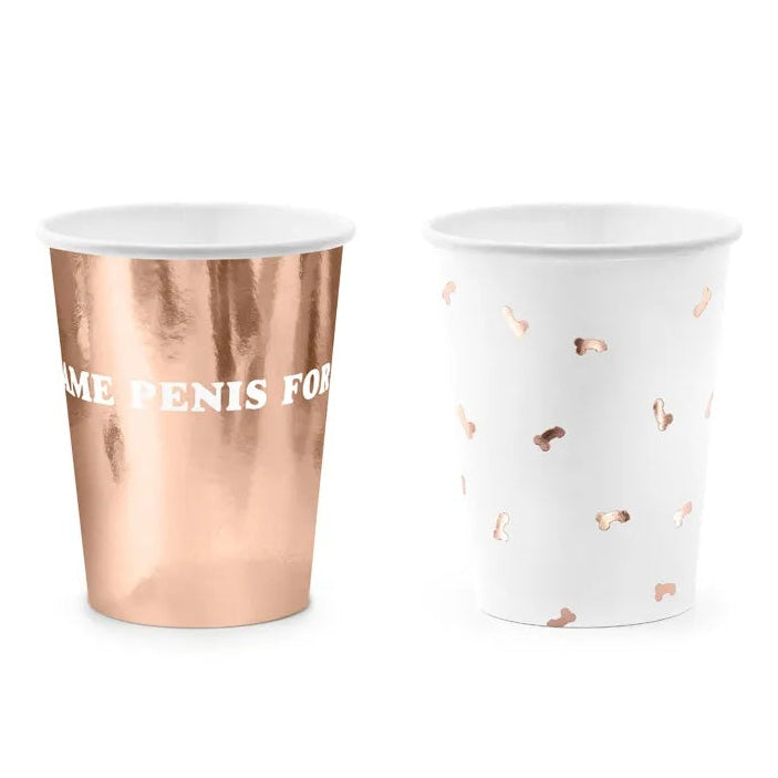 "Same penis forever", pap kop, 220 ml, 6 stk.