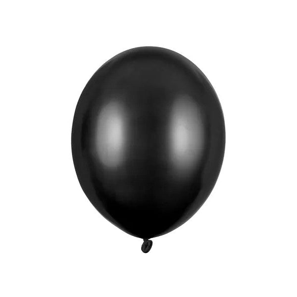 9" sort latexballon, 100 stk.