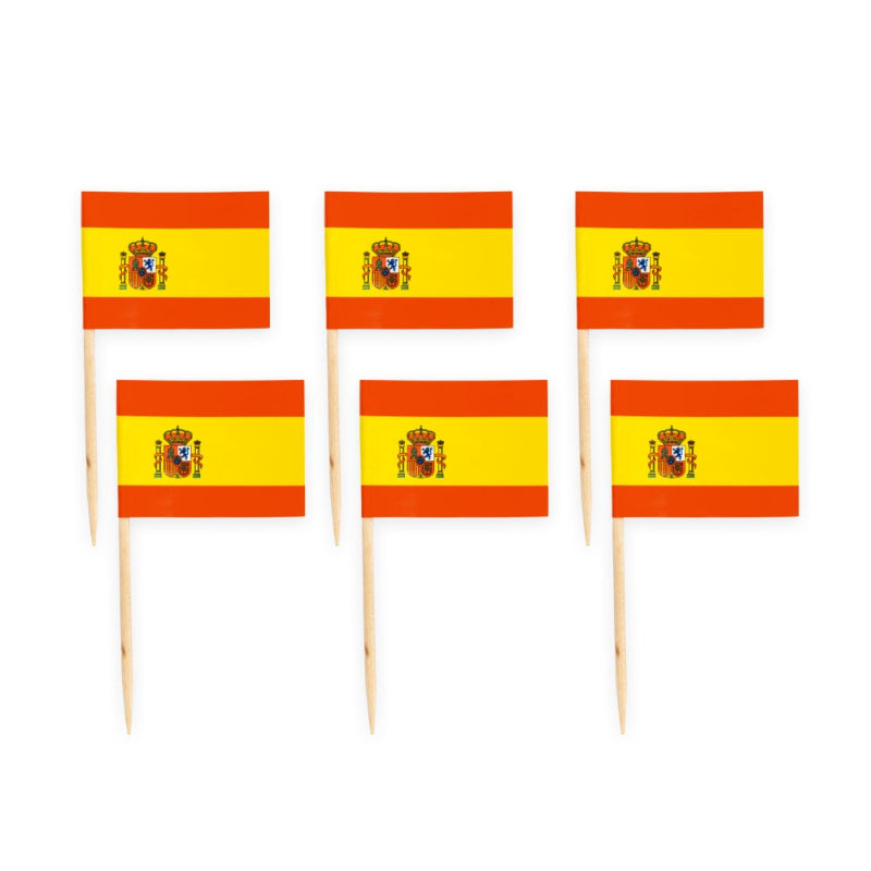 Spanske buffetflag, 50 stk.