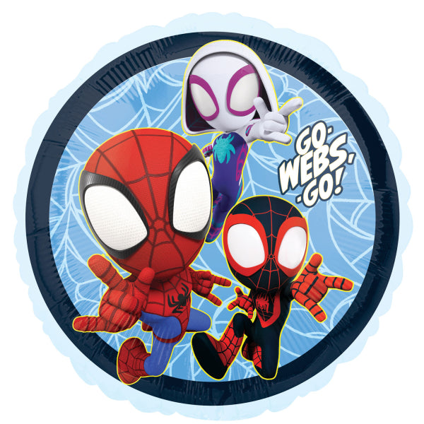 Spidey og hans fantastiske venner, folieballon, 46 cm.