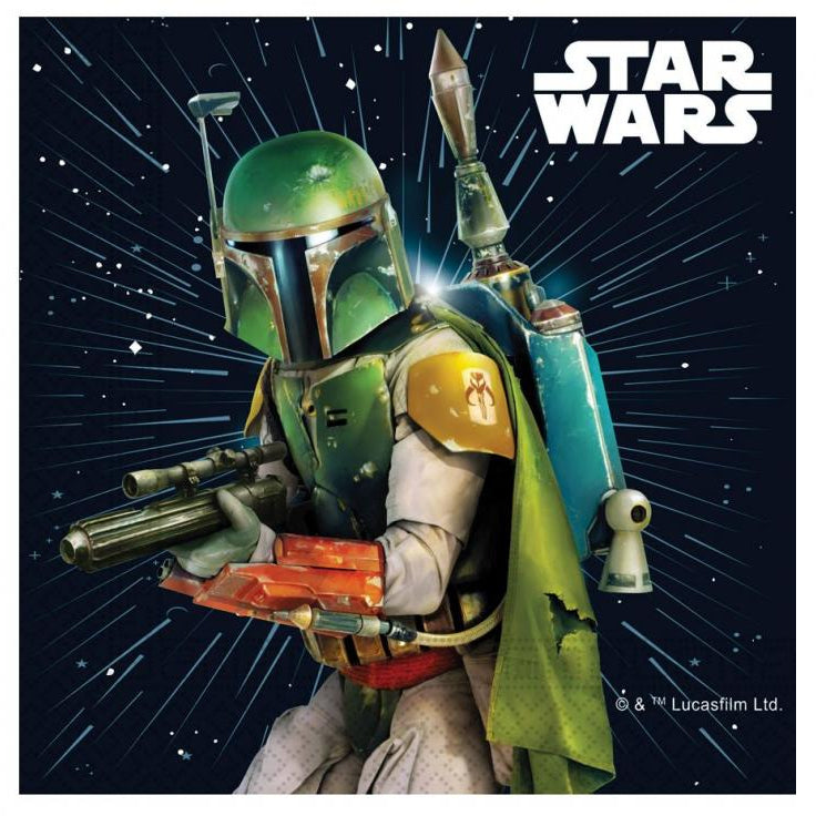 Star Wars galaxy servietter, 20 stk.