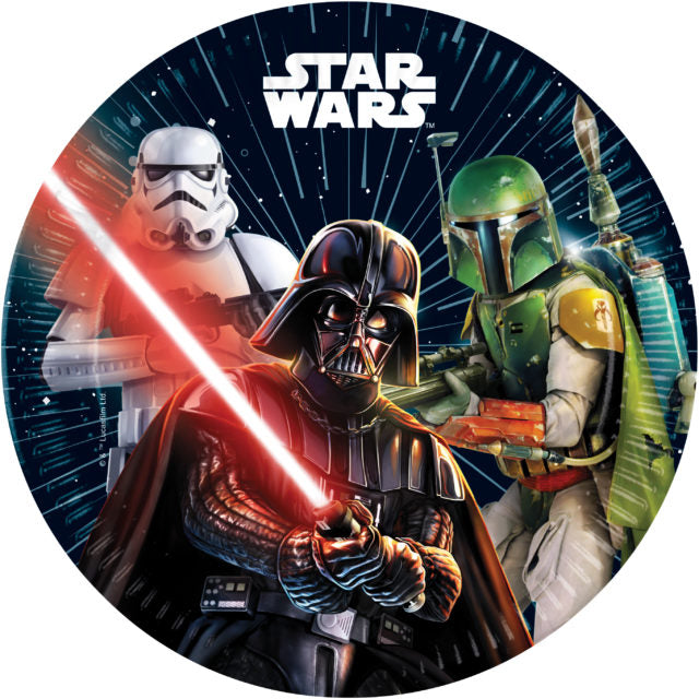 Star Wars tallerken, 23 cm, 8 stk.