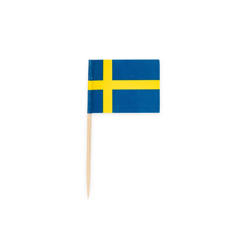 Svenske buffetflag, 50 stk.