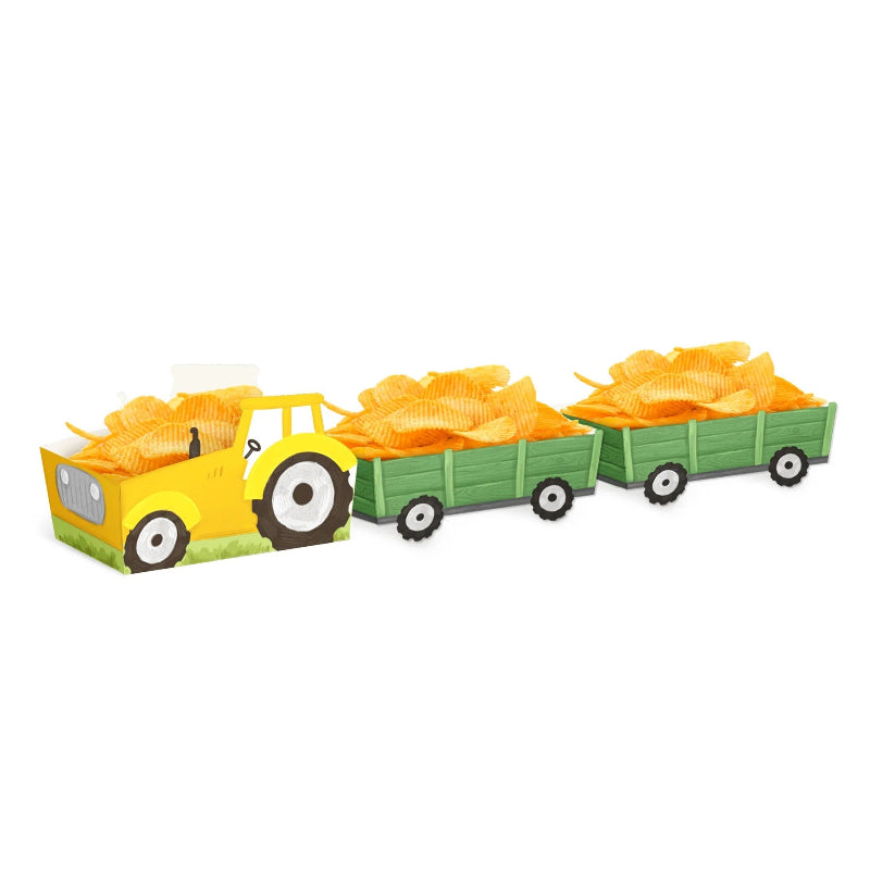 Traktor snackbæger, 1 sæt.