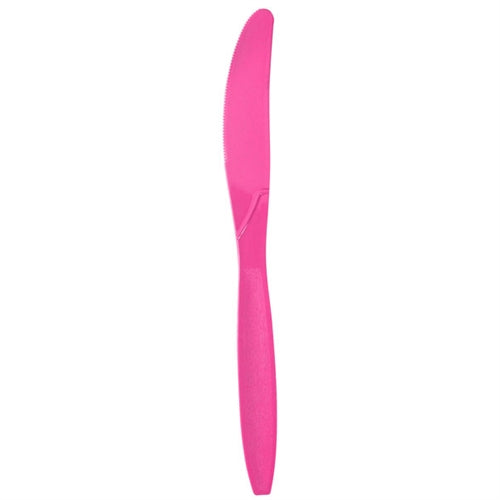 Hot Pink plast kniv