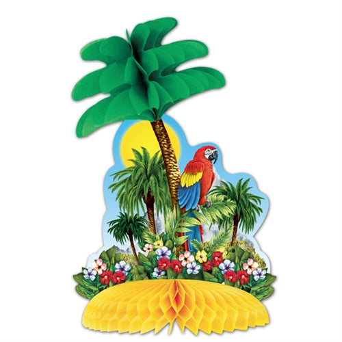 Hawaii Borddekoration med Papegøje