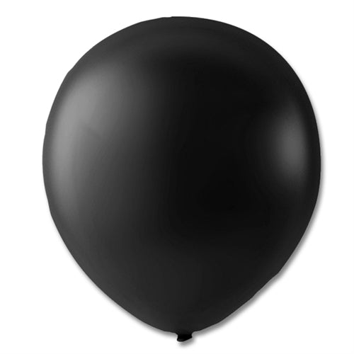 Ballon 9", Sort Metallic svarende til ca. 23 cm i dia.