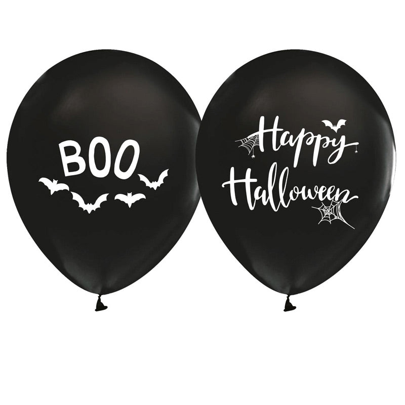 Halloween Balloner Boo 8 stk.