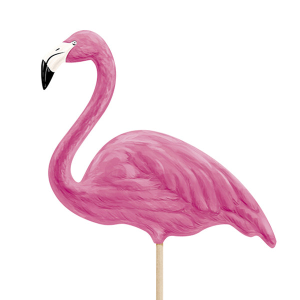 Cupcake Flamingo pinde 6 stk.