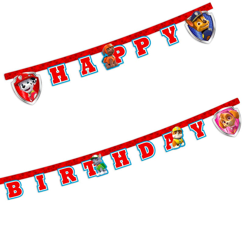 Paw Patrol Happy Birthday Guirlande