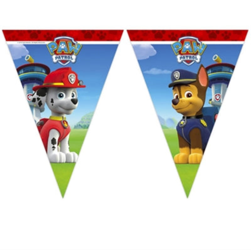 Paw Patrol plast vimpel, 2,3 m.