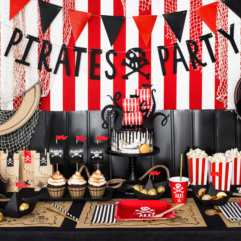 Pirat party banner 100 cm