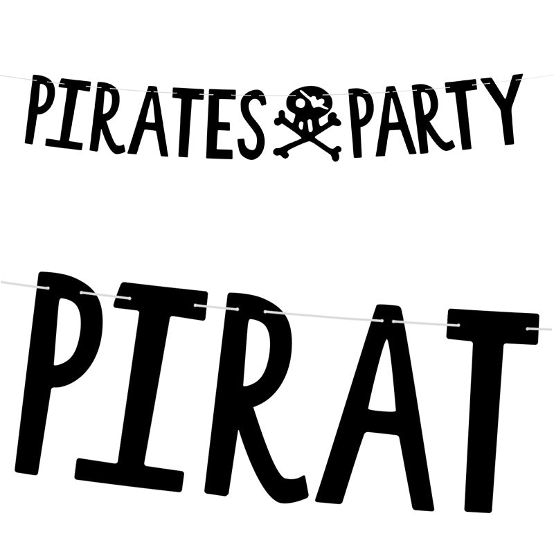 Pirat party banner 100 cm