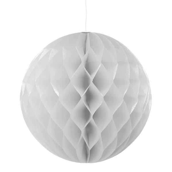 Sølv honeycomb kugle